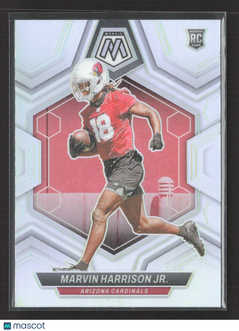 2024 Panini Mosaic - Rookies Marvin Harrison Jr. #304 Silver Prizm (RC)