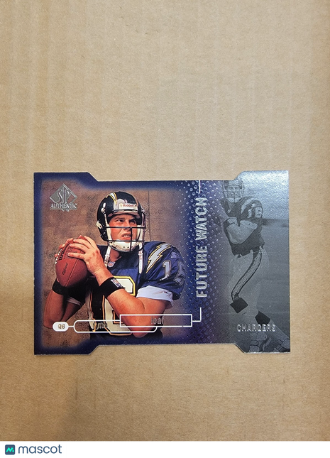 1998 Sp Authentic Ryan Leaf Die Cut Rc Rookie /500 Chargers #26