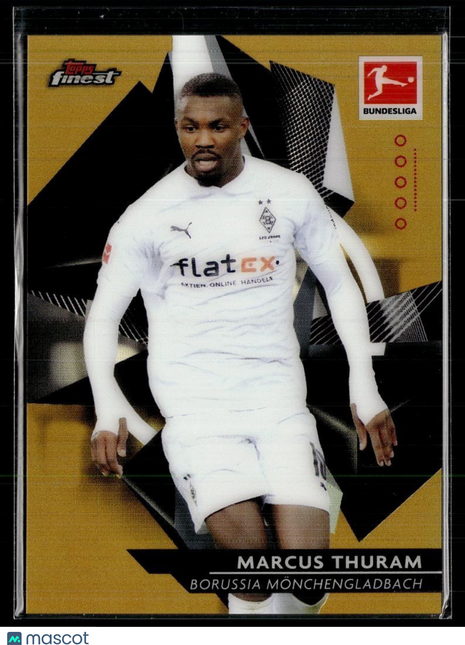 2020-21 FINEST BUNDESLIGA GOLD /50 MARCUS THURMAN BORUSSIA