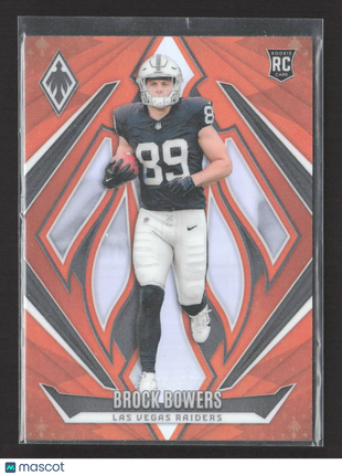 2024 Panini Phoenix - Rookies Brock Bowers #165 (RC) orange