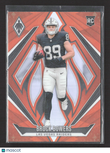 2024 Panini Phoenix - Rookies Brock Bowers #165 (RC) orange