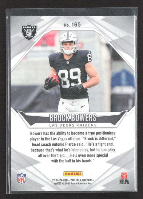 2024 Panini Phoenix - Rookies Brock Bowers #165 (RC) orange