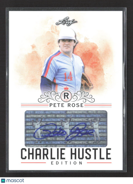 2020 Leaf Pete Rose Charlie Hustle Edition Auto #AU-08