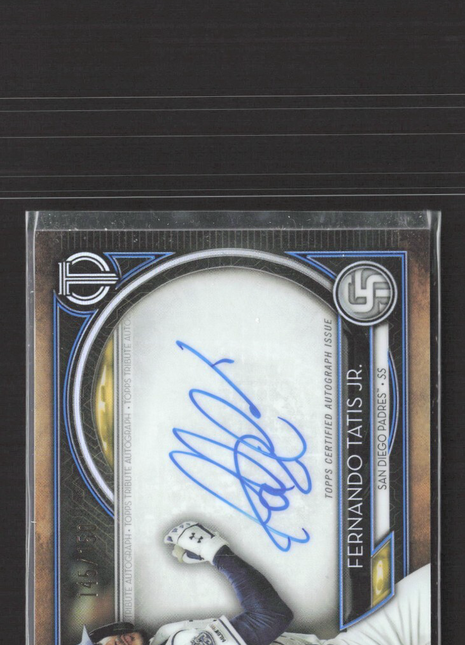 2020 Topps Tribute - Tribute Autographs Fernando Tatís Jr. #TA-FTJ Auto /150