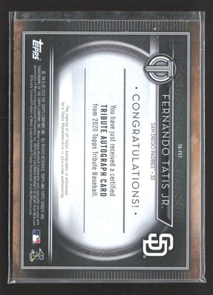 2020 Topps Tribute - Tribute Autographs Fernando Tatís Jr. #TA-FTJ Auto /150