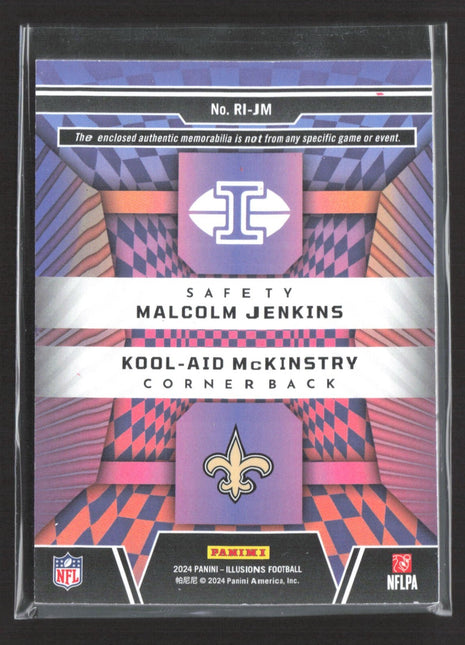 2024 Panini Illusions Rookie Idols Kool-Aid McKinstry Malcolm Jenkins Patch /50
