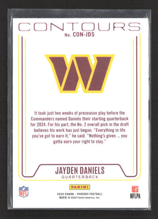2024 Panini Phoenix - Contours Jayden Daniels #CON-JDS (RC)