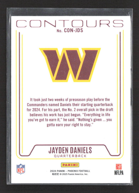 2024 Panini Phoenix - Contours Jayden Daniels #CON-JDS (RC)