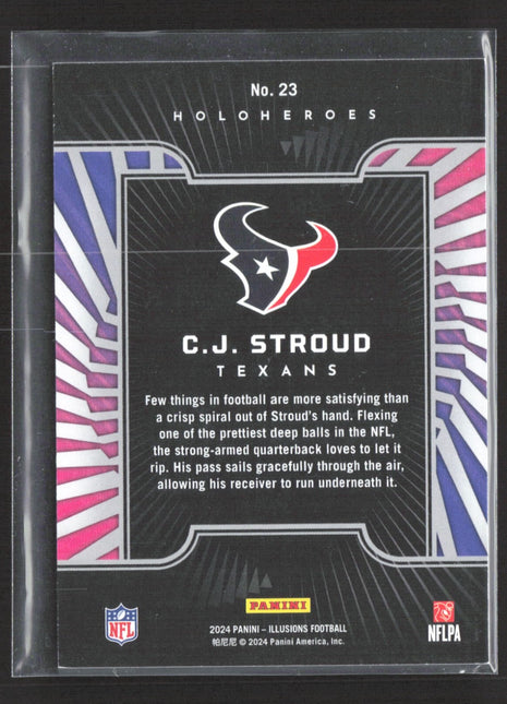 2024 Panini Illusions Holoheroes CJ Stroud #23