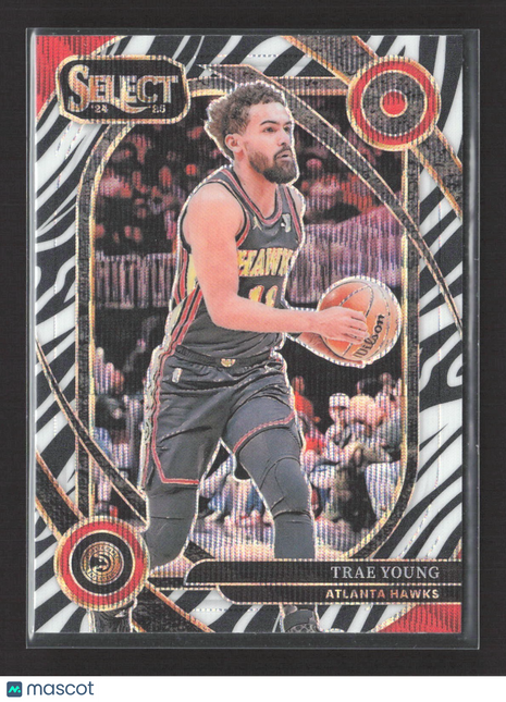 2024/25 Panini Select - Courtside Trae Young #223 Zebra Prizm