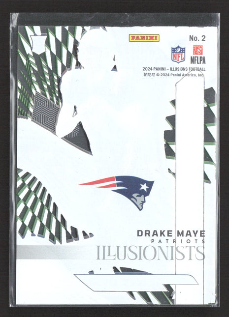 2024 Panini Illusions - Illusionists Drake Maye #2 (RC)
