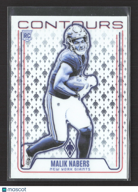 2024 Panini Phoenix - Contours Malik Nabers #CON-MNS (RC)
