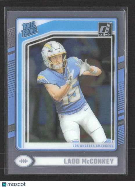 2024 Panini Clearly Donruss Ladd McConkey Rated Rookie #68
