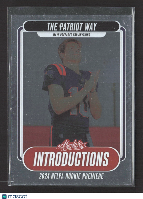 2024 Panini Absolute - Introductions Drake Maye #I-DME (RC)