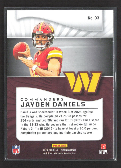 2024 Panini Illusions - Jayden Daniels #93 (RC)
