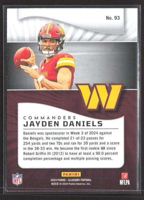 2024 Panini Illusions - Jayden Daniels #93 (RC)