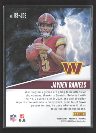 2024 Panini Absolute - By Storm Jayden Daniels #BS-JDS (RC)