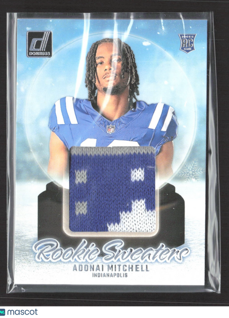 2024 Panini Donruss - Rookie Holiday Sweaters Adonai Mitchell #RHS-AMI Patch