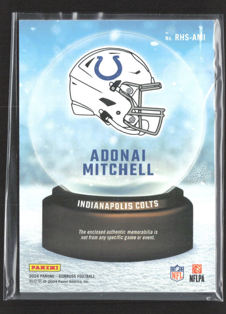 2024 Panini Donruss - Rookie Holiday Sweaters Adonai Mitchell #RHS-AMI Patch