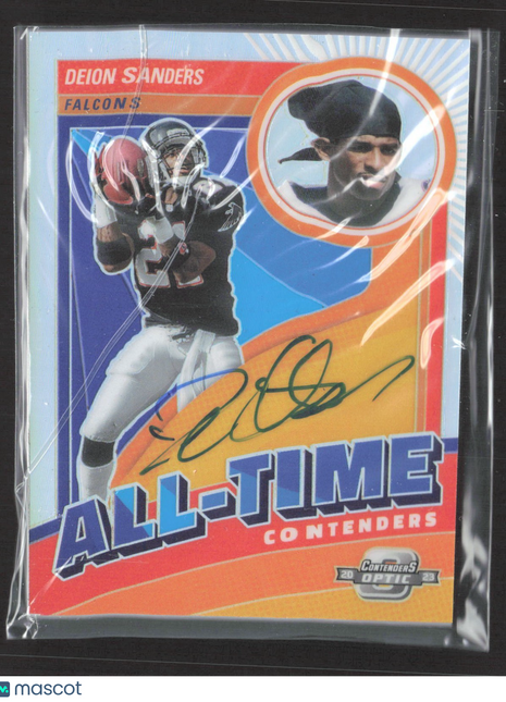 2023 Panini Contenders Optic - All-Time Auto Deion Sanders #ATC-DS /25