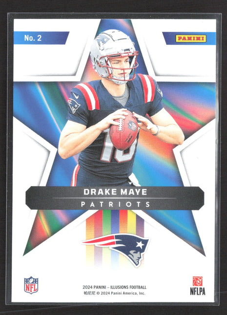 2024 Panini Illusions - Shining Stars Drake Maye #2 (RC)