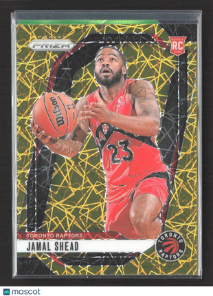 2024-25 Panini Prizm - Jamal Shead #241 Gold Lazer Prizm /10 (RC)