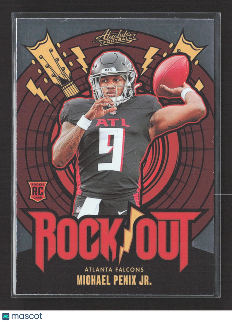2024 Panini Absolute - Rock Out Michael Penix Jr. #RO-MPJ (RC)