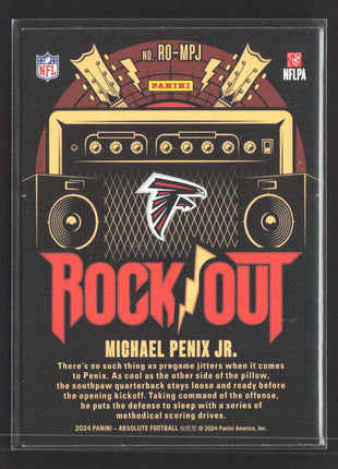 2024 Panini Absolute - Rock Out Michael Penix Jr. #RO-MPJ (RC)