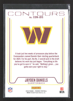 2024 Panini Phoenix - Contours Jayden Daniels #CON-JDS (RC)