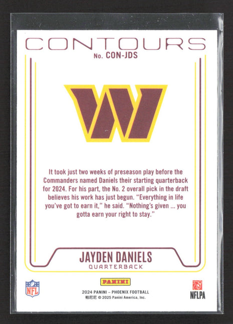 2024 Panini Phoenix - Contours Jayden Daniels #CON-JDS (RC)