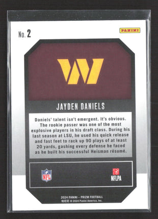 2024 Panini Prizm - Emergent Jayden Daniels #2 (RC)