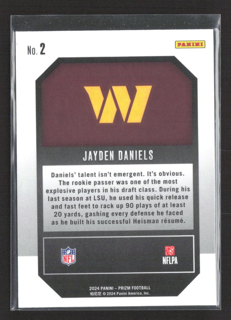2024 Panini Prizm - Emergent Jayden Daniels #2 (RC)