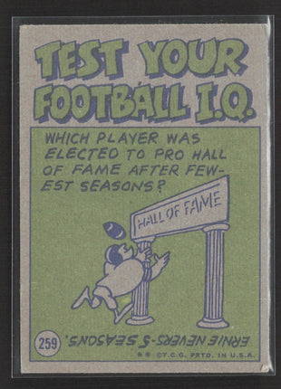 1972 Topps - Pro Action Larry Csonka #259