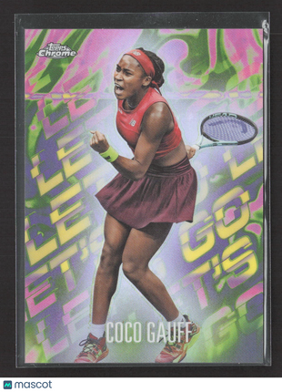 2024 Topps Chrome Tennis Coco Gauff Let's Go #LGO-CG