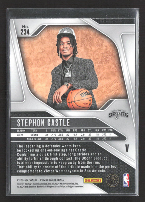 2024-25 Panini Prizm - Stephon Castle #234 (RC) Variation