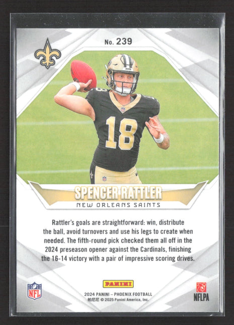 2024 Panini Phoenix - Rookies Spencer Rattler #239 (RC)