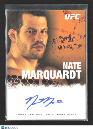 2010 Topps UFC Nate Marquardt Auto #FA-NM