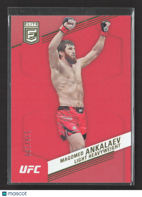 2023 Panini Chronicles UFC - Elite Magomed Ankalaev #252 Red /199