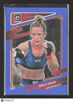 2022 Panini UFC Optic Holly Holm Blue Prizm /99 #25