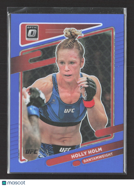 2022 Panini UFC Optic Holly Holm Blue Prizm /99 #25
