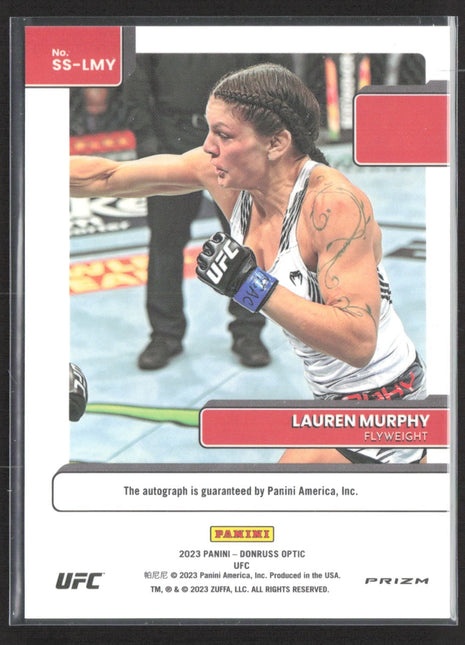 2023 Panini Optic UFC Laren Murphy Signature Series Auto #SS-LMY
