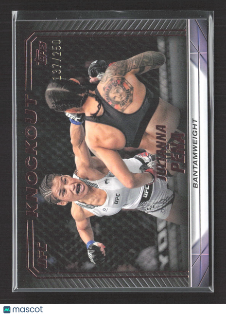 2024 Topps UFC Knockout Julianna Pena Bronze /250 #41