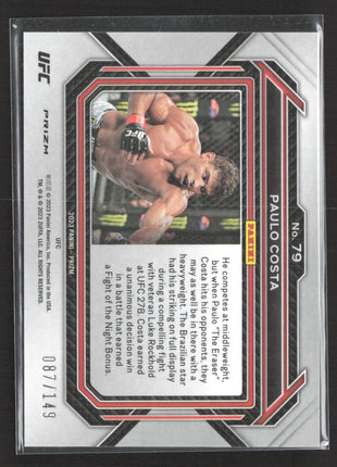 2023 Panini Prizm UFC Paulo Costa Purple /149 #79