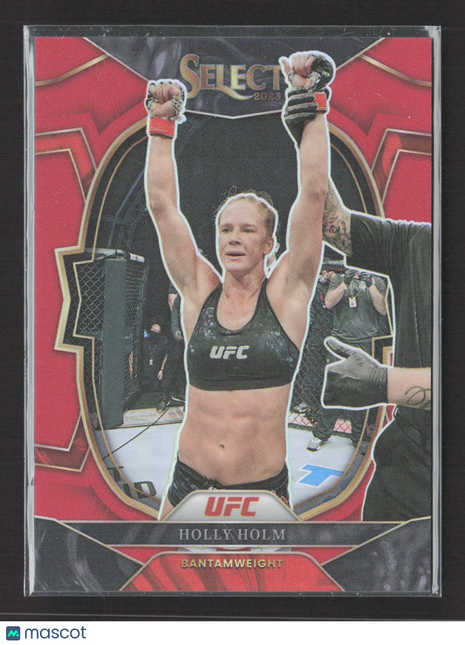 2023 Panini Select UFC Holly Holm Red Prizm /175 #44