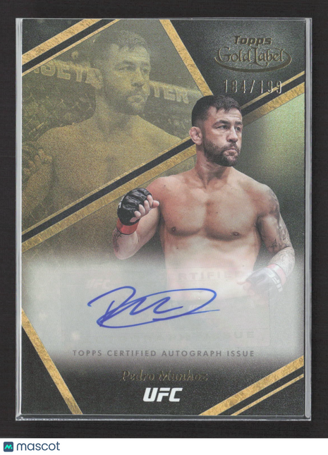 2024 Topps UFC Gold Label Pedro Munoz Auric Auto #AUA-PMZ /199