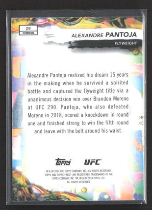 2024 Topps FInest UFC Alexandre Pantoja GLitter #28