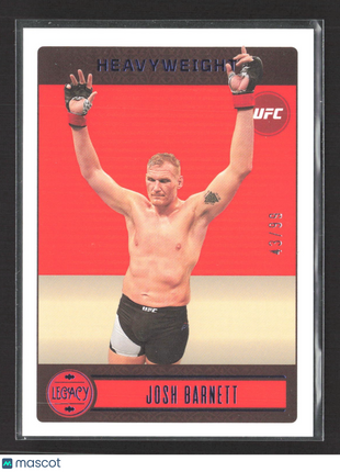 2023 Panini Lergacy Josh Barnett Blue /99 #142