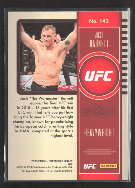 2023 Panini Lergacy Josh Barnett Blue /99 #142