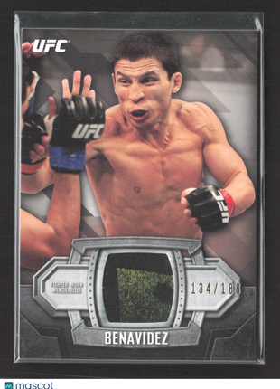 2014 Topps UFC Knockout Joseph Benavidez Fighter Worn Relic