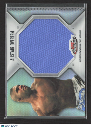 2012 Topps UFC FInest Alistair Overeem Jumbo Fight Mat Relic Refractor
